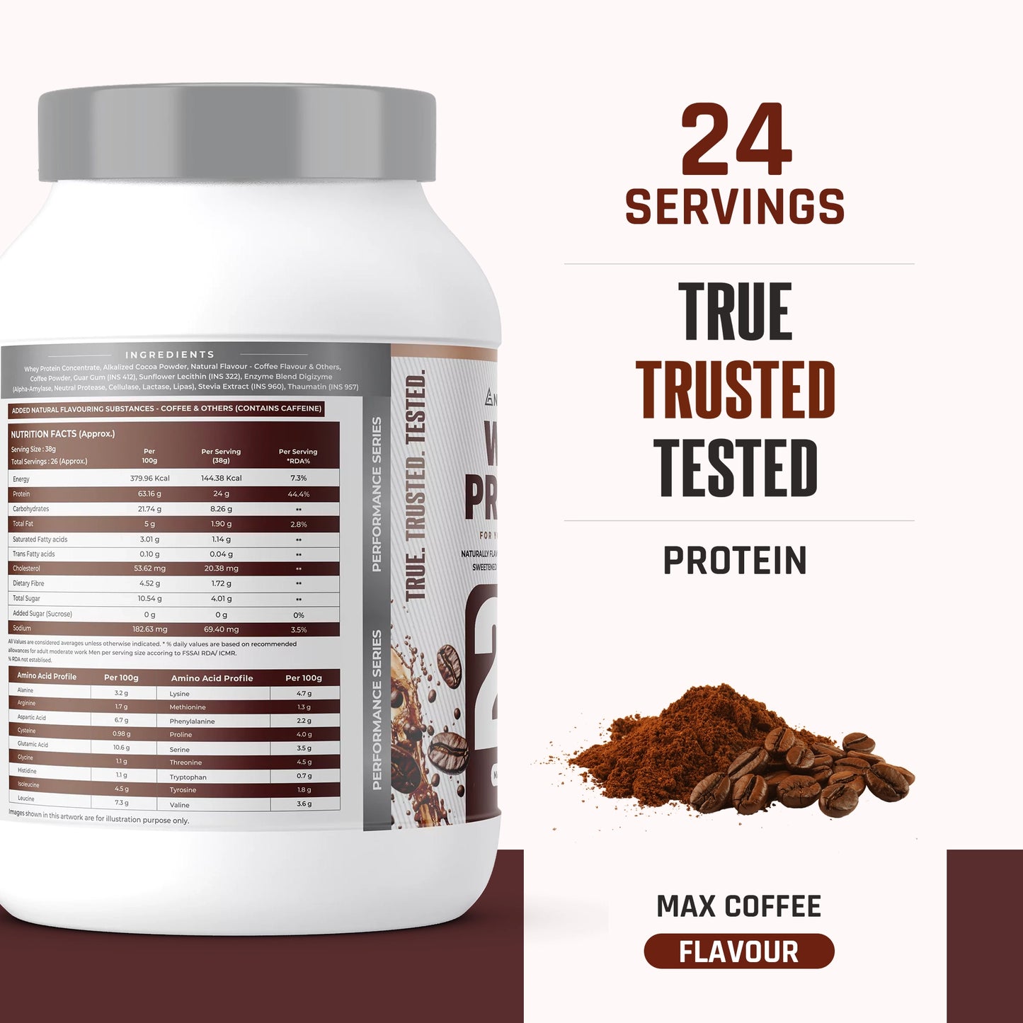 100% Natural Whey Protein Max