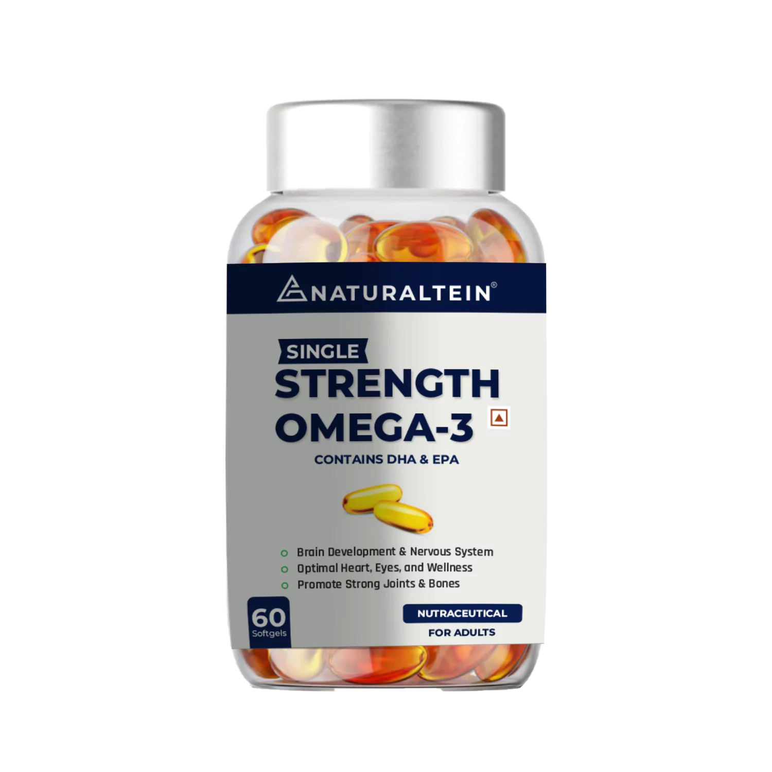 Single Strength Omega with Vit E – naturaltein - Main Image