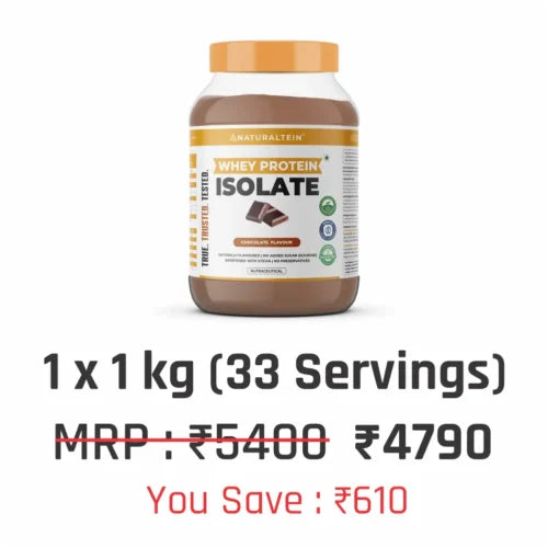 100% Natural Whey Protein Isolate