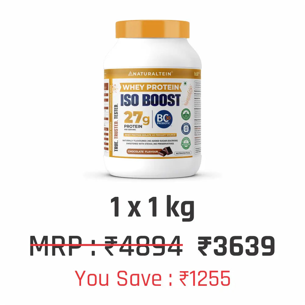 100% Natural Whey Protein ISO BOOST