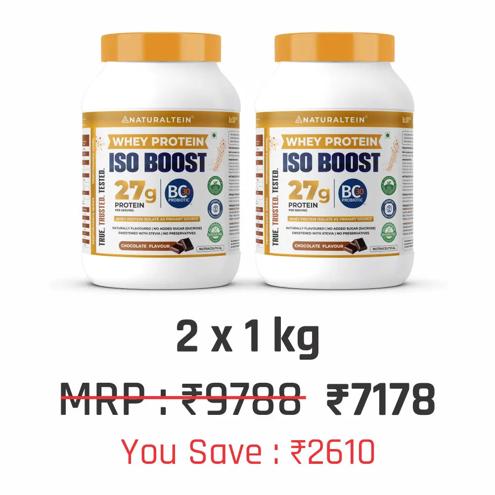 100% Natural Whey Protein ISO BOOST