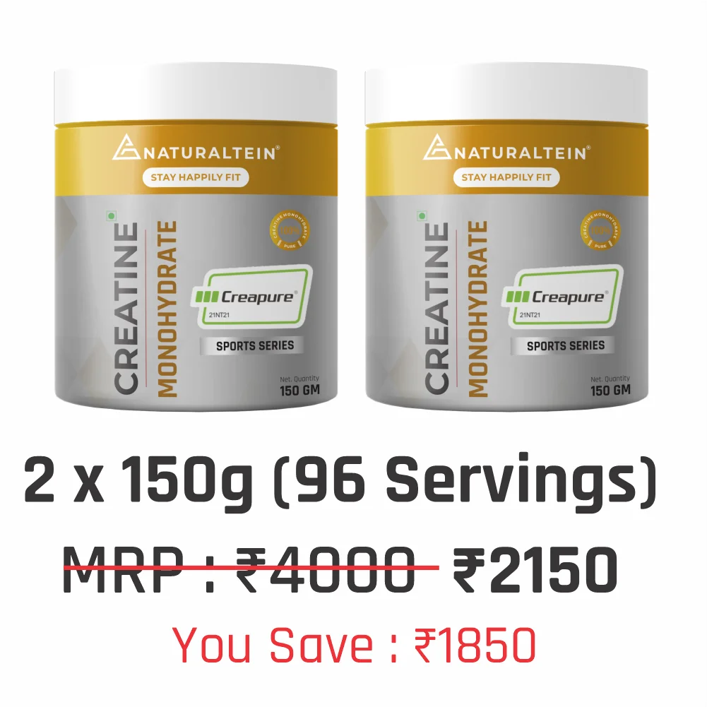 100% Pure Creapure Creatine Monohydrate