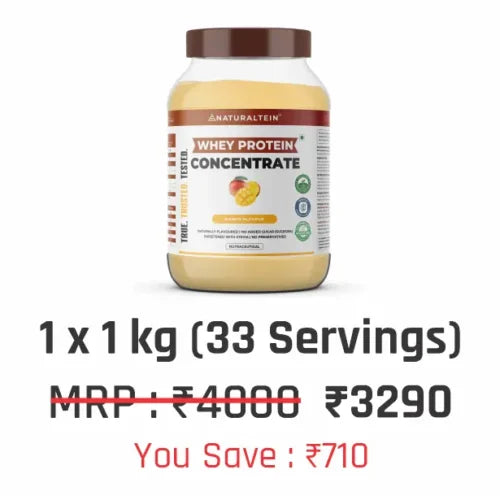 100% Natural Whey Protein Concentrate