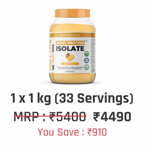 100% Natural Whey Protein Isolate