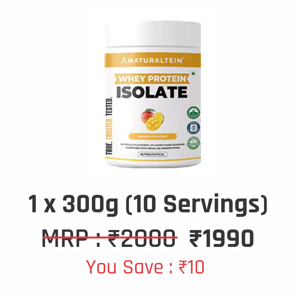100% Natural Whey Protein Isolate