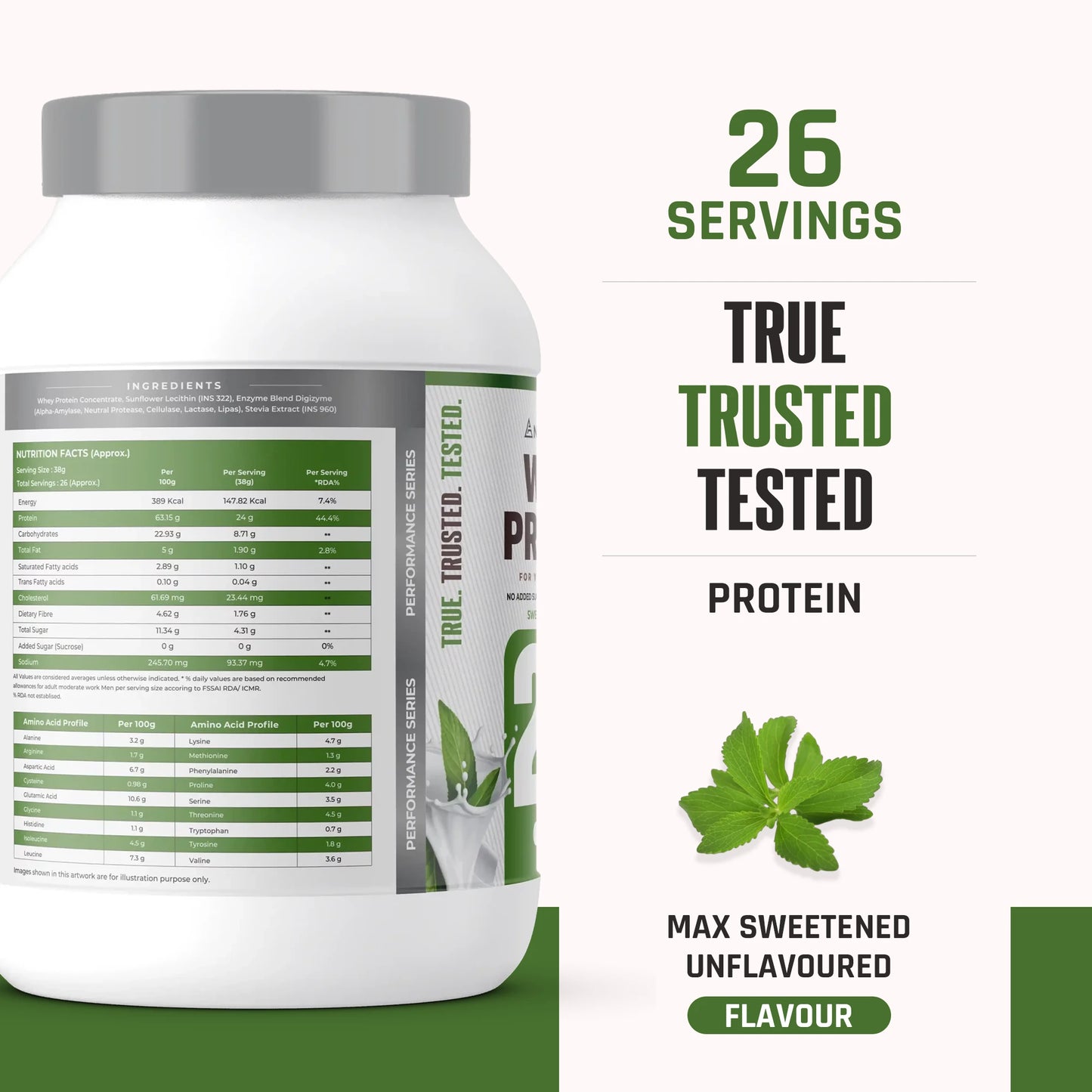 100% Natural Whey Protein Max