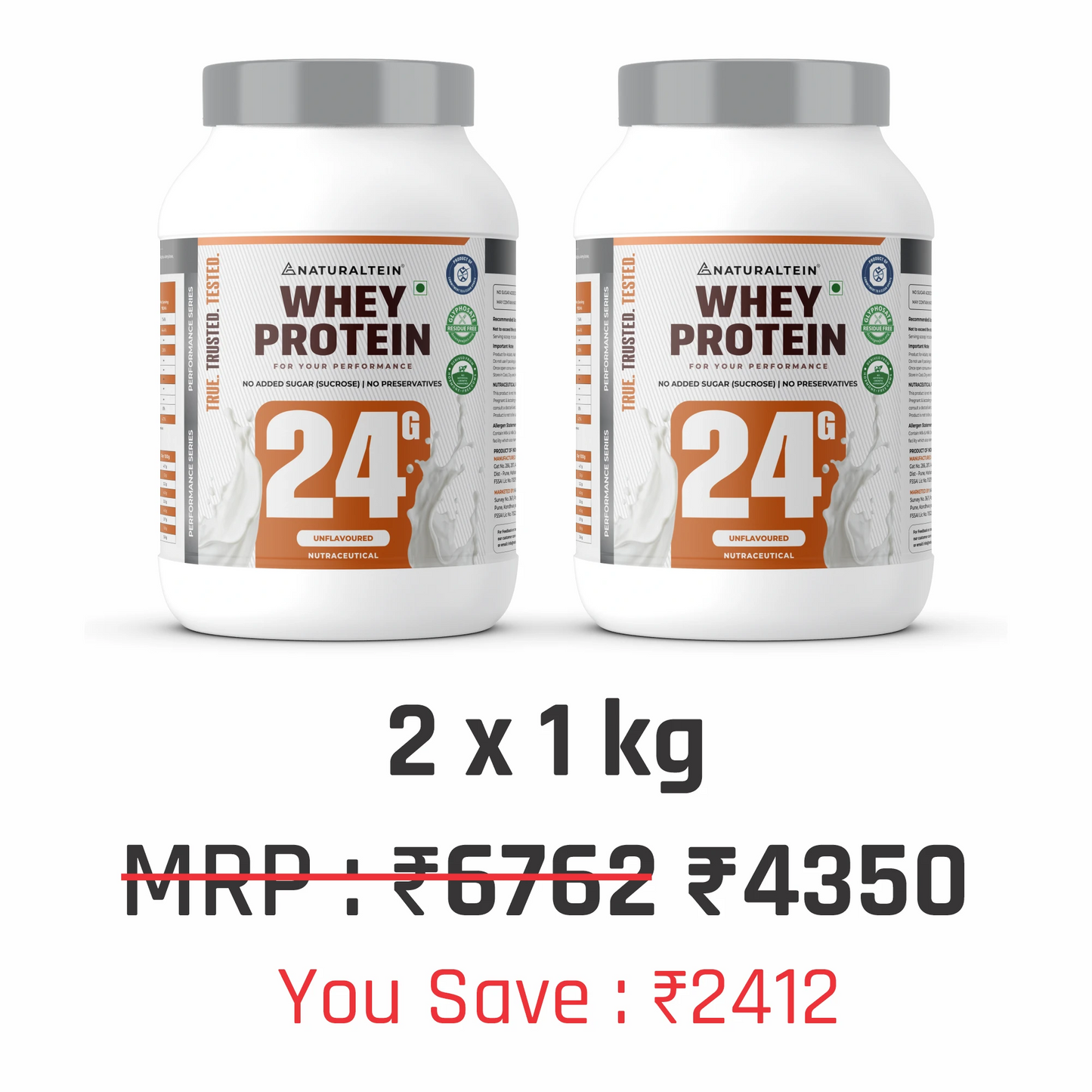 100% Natural Whey Protein Max