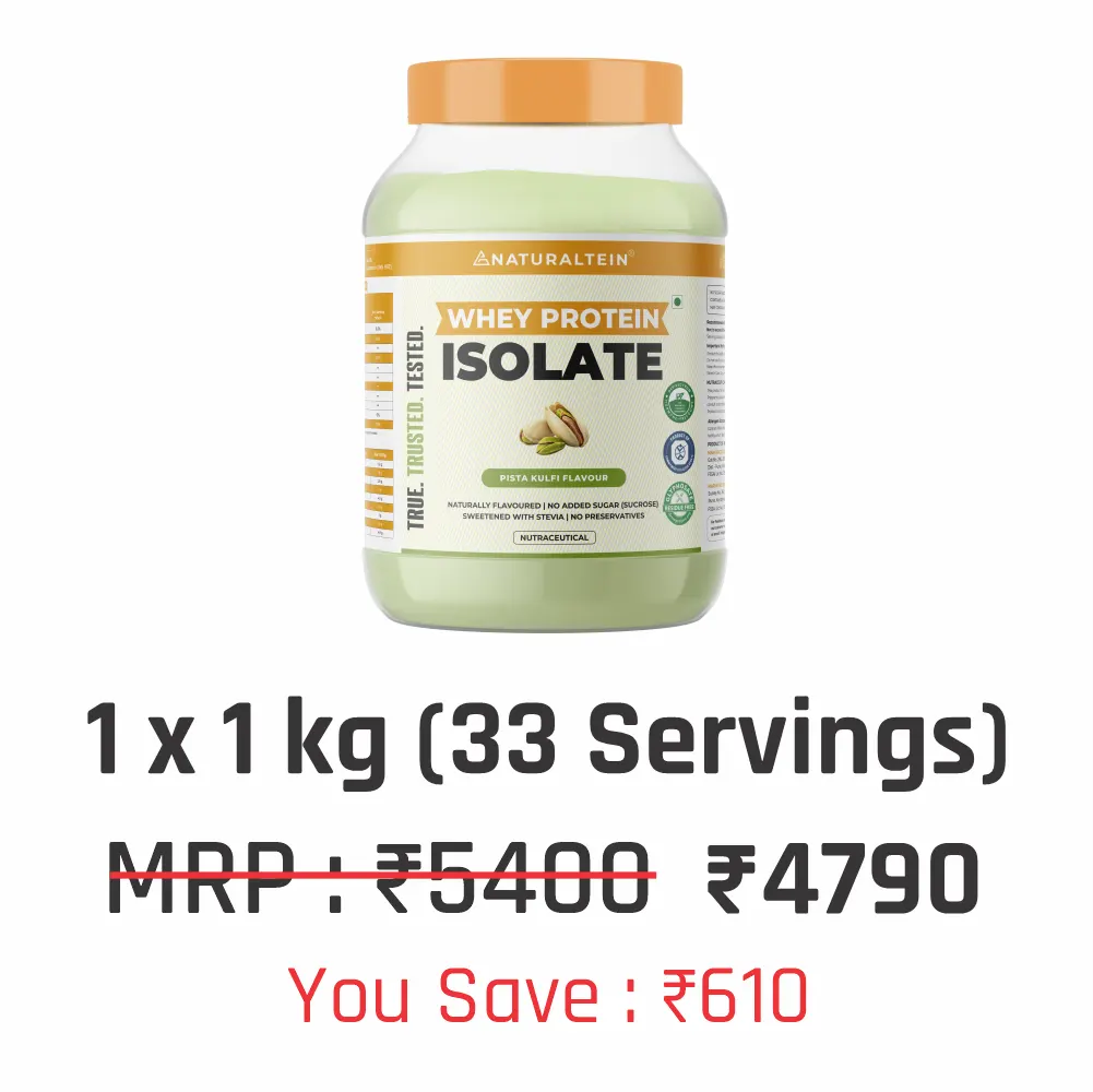 100% Natural Whey Protein Isolate