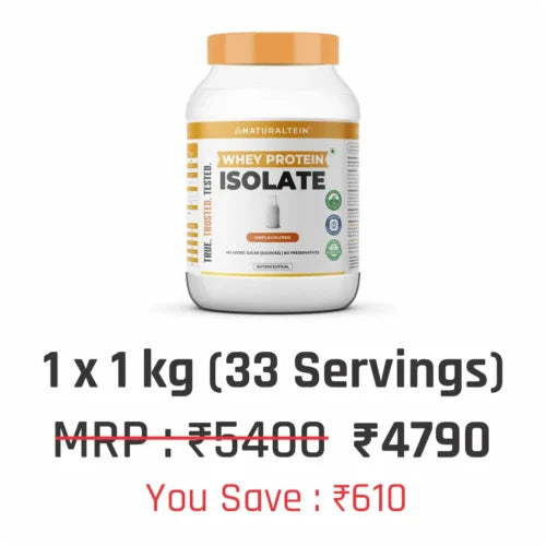 100% Natural Whey Protein Isolate