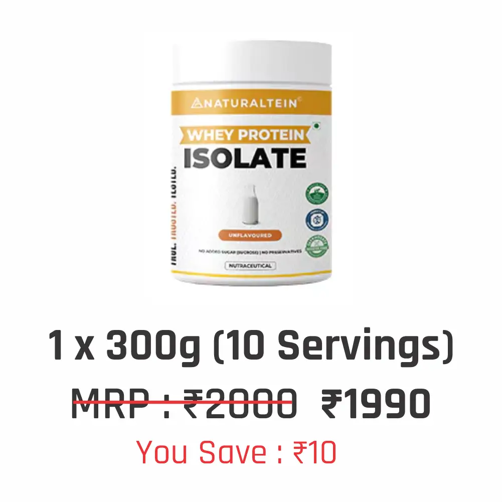 100% Natural Whey Protein Isolate