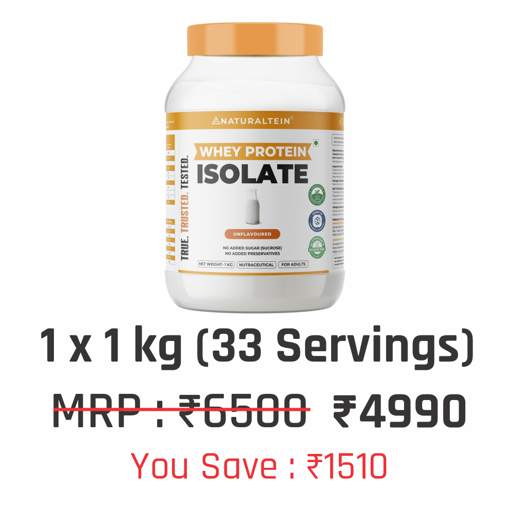 100% Natural Whey Protein Isolate