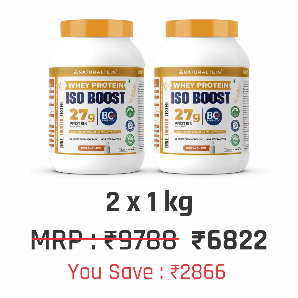 100% Natural Whey Protein ISO BOOST