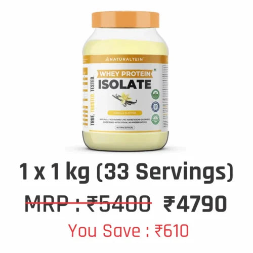 100% Natural Whey Protein Isolate