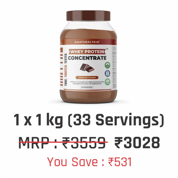 100% Natural Whey Protein Concentrate