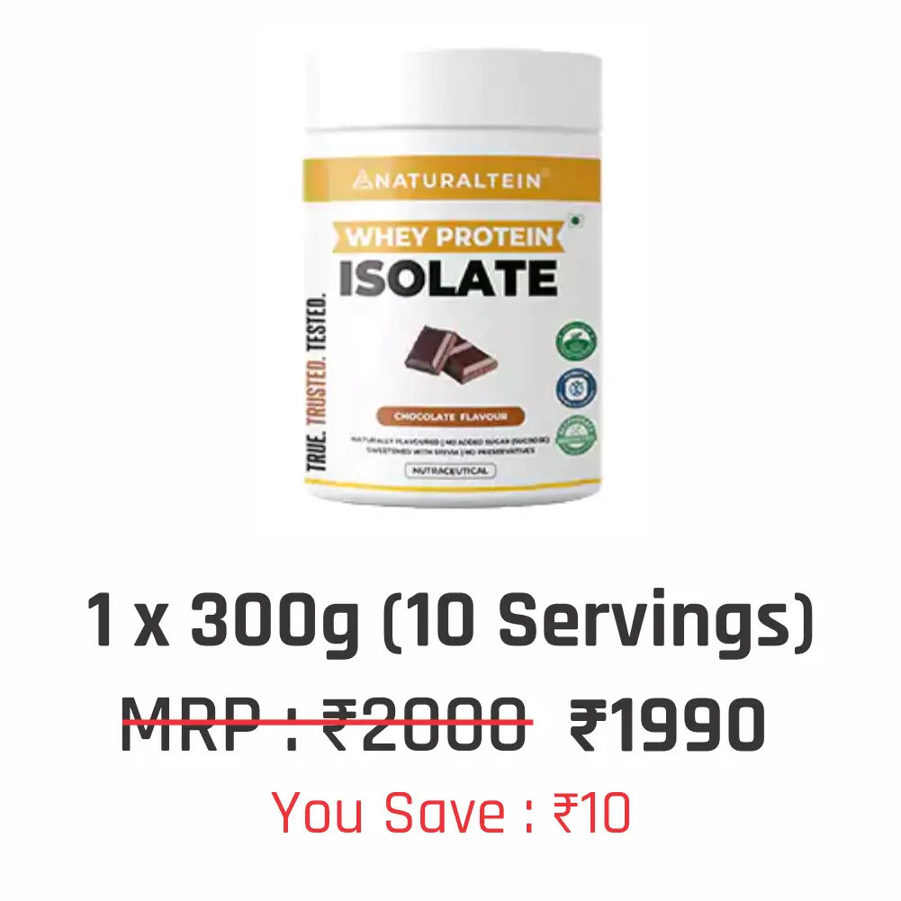 100% Natural Whey Protein Isolate