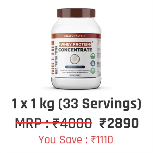 100% Natural Whey Protein Concentrate