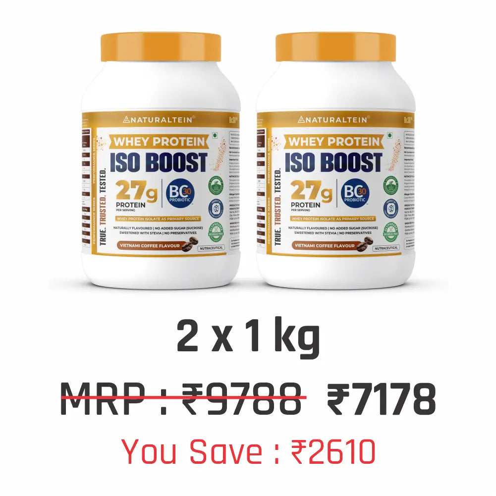 100% Natural Whey Protein ISO BOOST