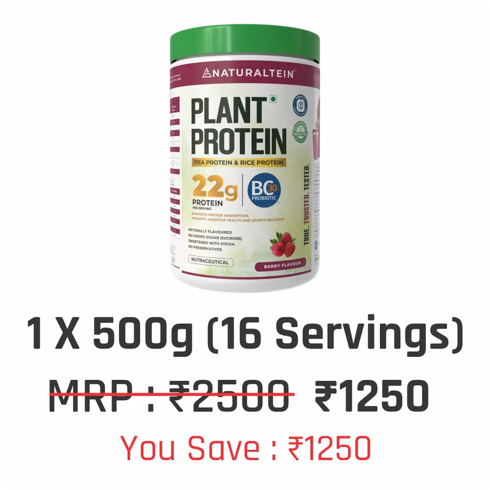 100% Natural Plant Protein