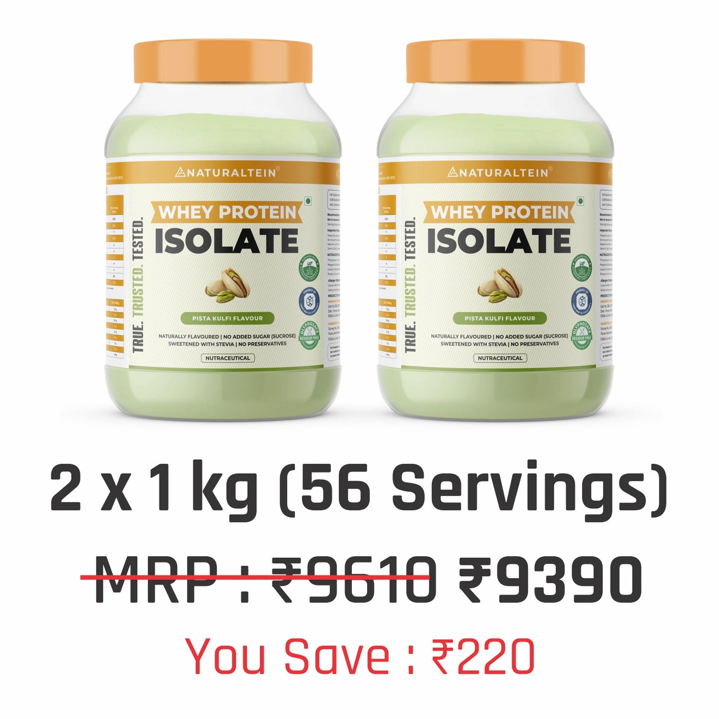 100% Natural Whey Protein Isolate