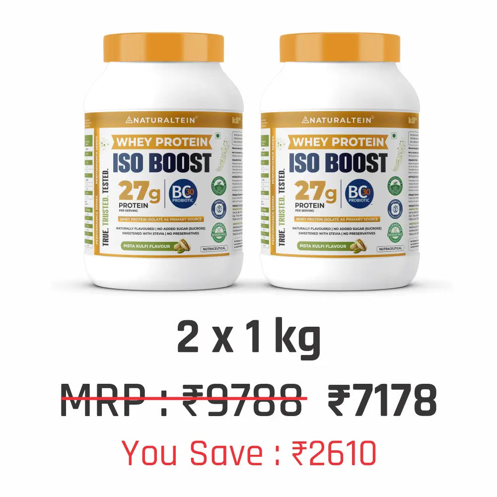 100% Natural Whey Protein ISO BOOST