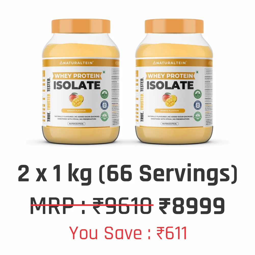100% Natural Whey Protein Isolate
