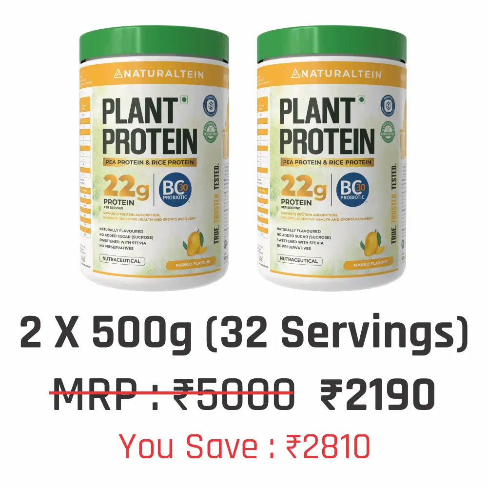 100% Natural Plant Protein
