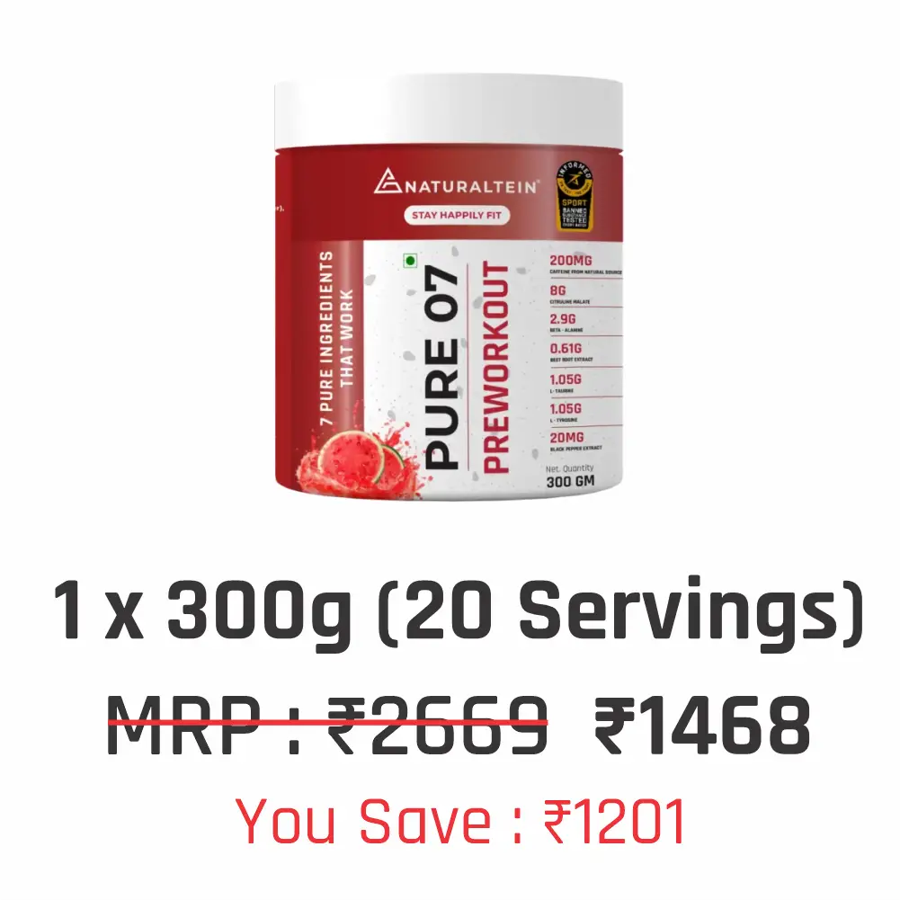 NATURALTEIN Pure 07 Preworkout