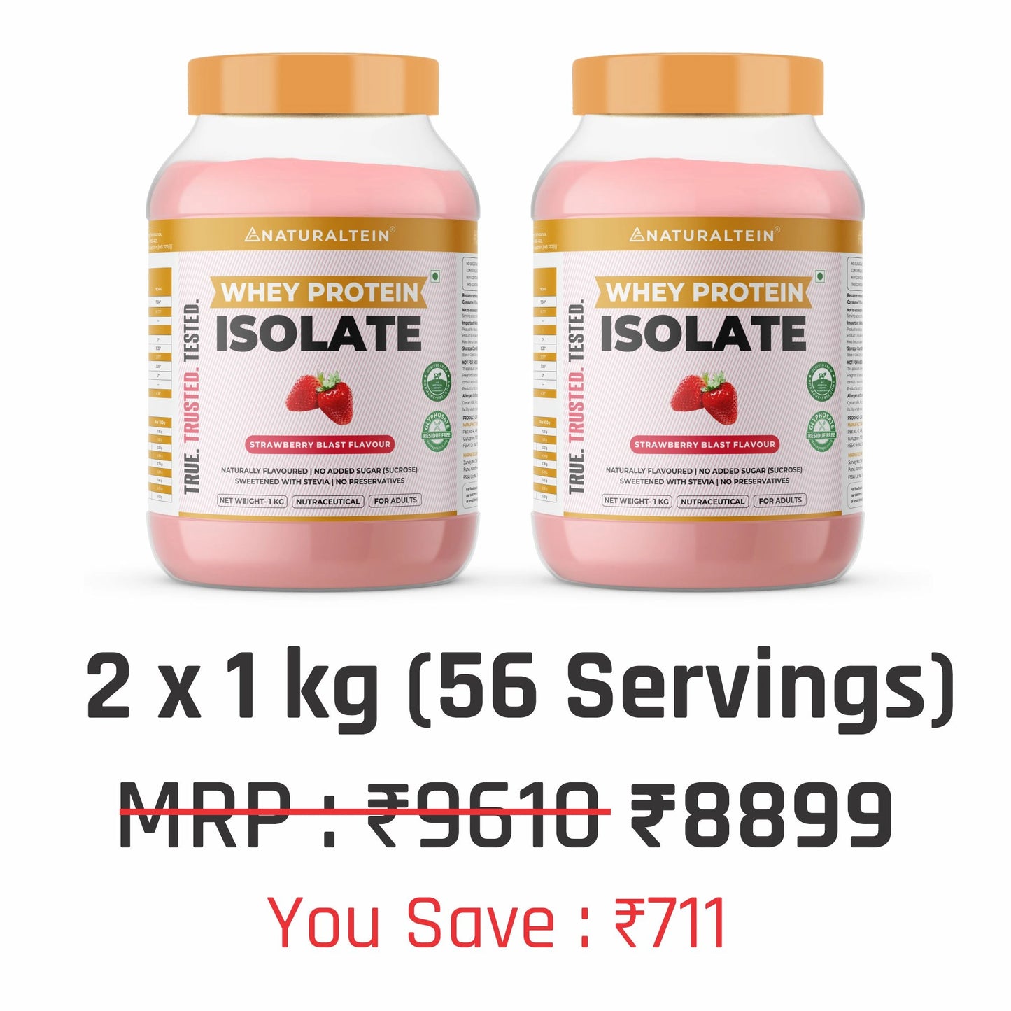 100% Natural Whey Protein Isolate