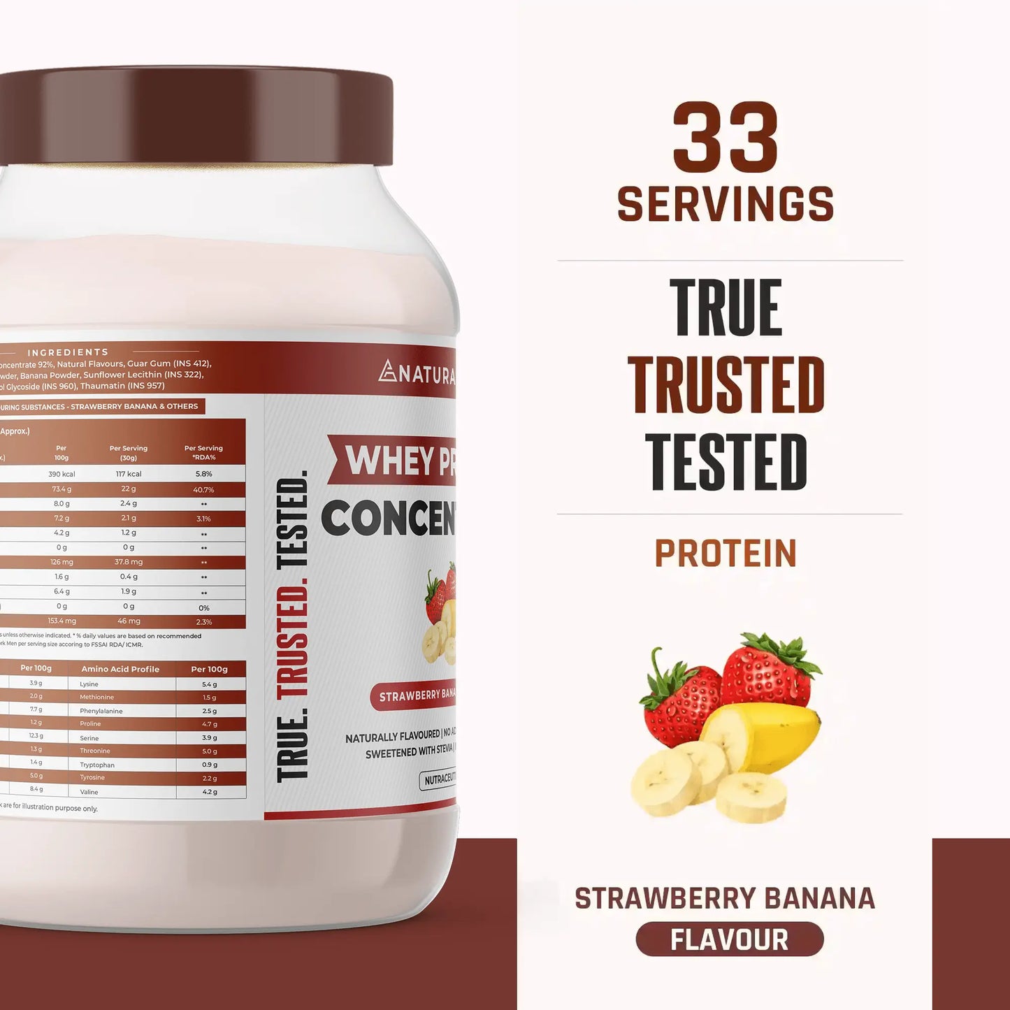 strawberry banana-1 Box (1 Kg)|strawberry banana-2 Boxes (1 kg each)