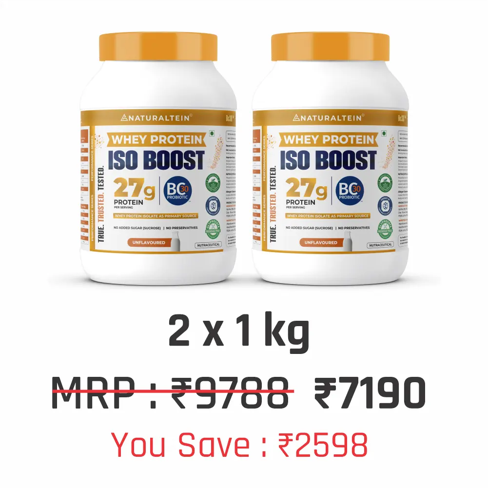 100% Natural Whey Protein ISO BOOST