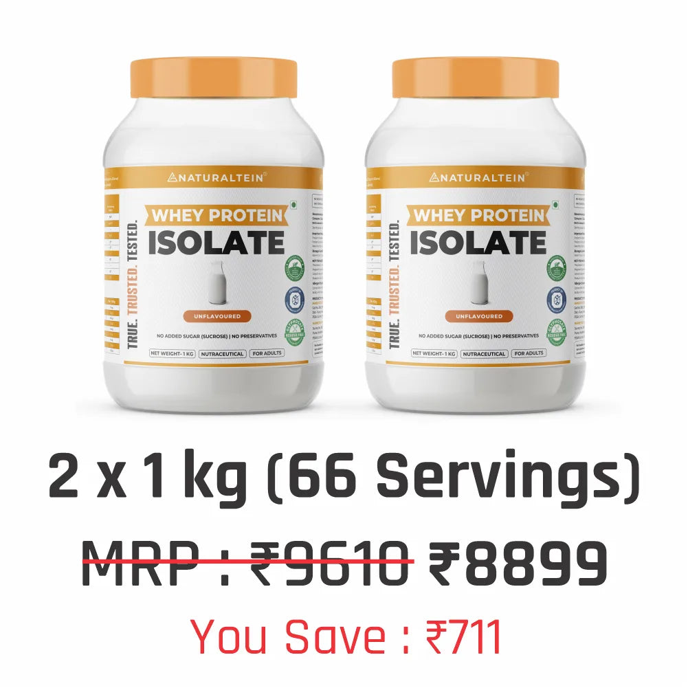 100% Natural Whey Protein Isolate