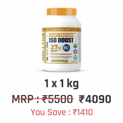 100% Natural Whey Protein ISO BOOST