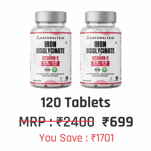 Iron Bisglycinate + Vitamin C for Female