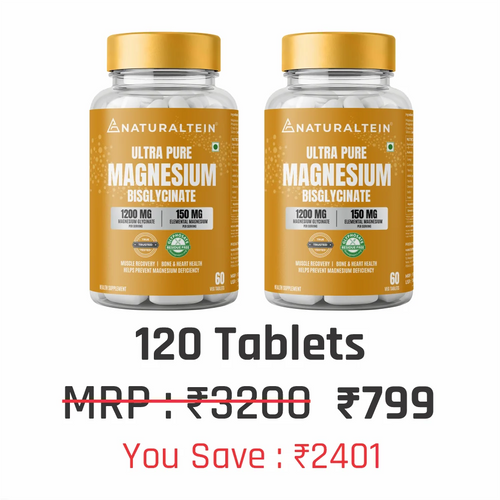 100% Magnesium Glycinate 1200 mg