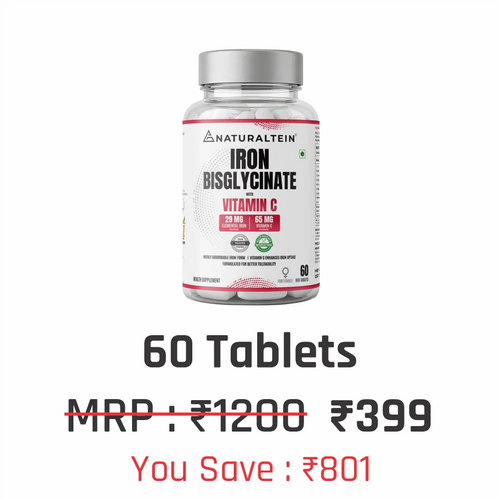 Iron Bisglycinate + Vitamin C for Female