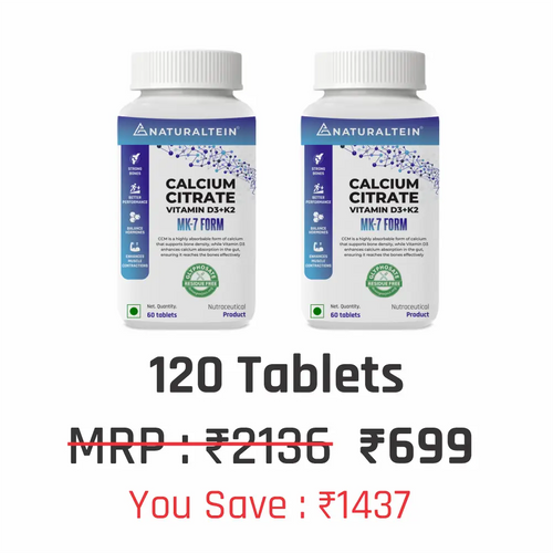 Calcium Citrate with Vitamin D3+K2 (MK7)