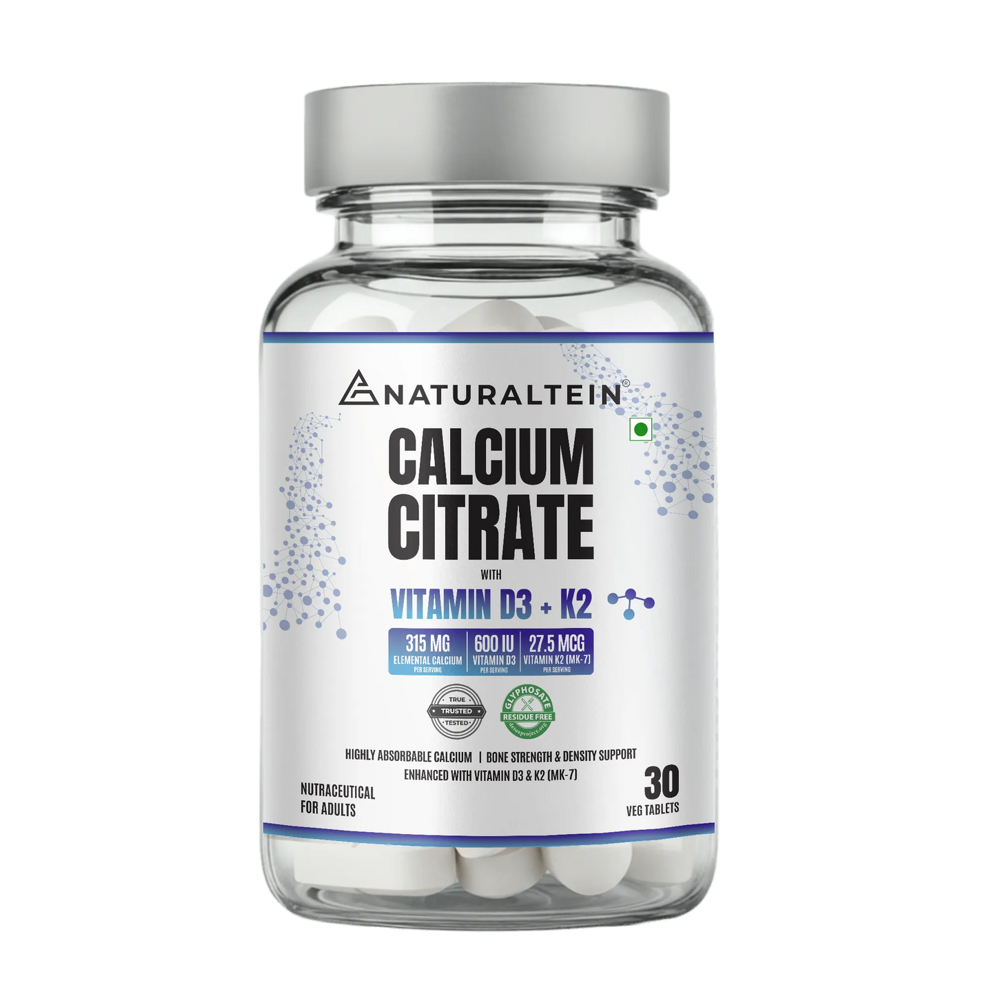 Calcium Citrate with Vitamin D3+K2 (MK7)