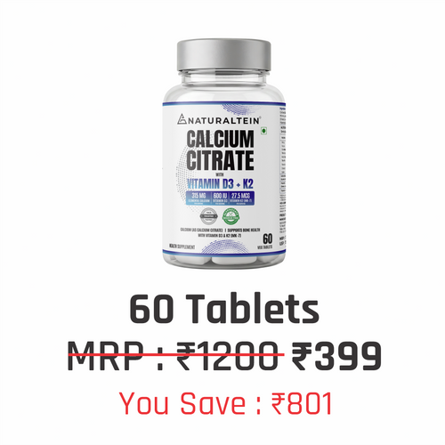 Calcium Citrate with Vitamin D3+K2 (MK7)