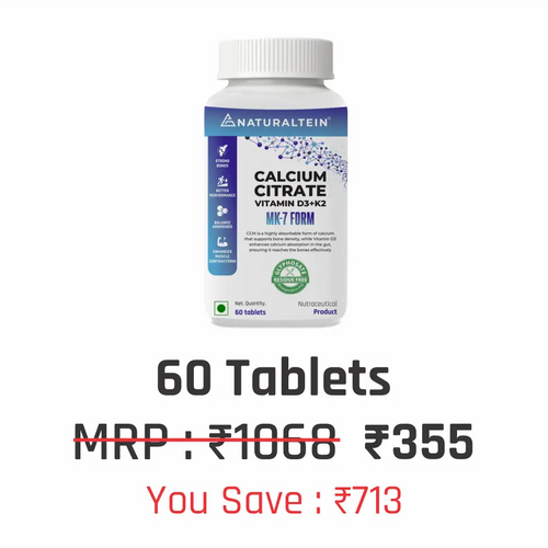 Calcium Citrate with Vitamin D3+K2 (MK7)
