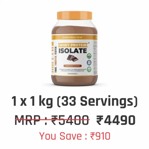 100% Natural Whey Protein Isolate