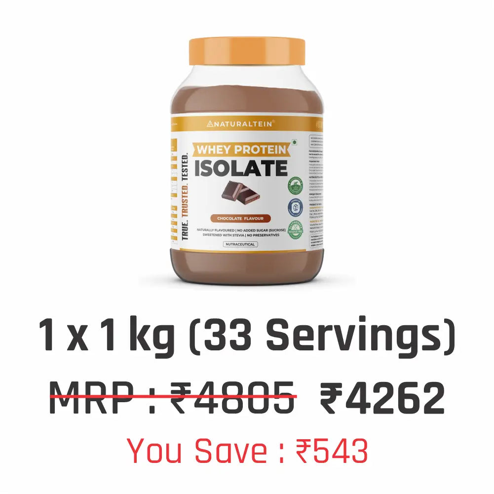 100% Natural Whey Protein Isolate