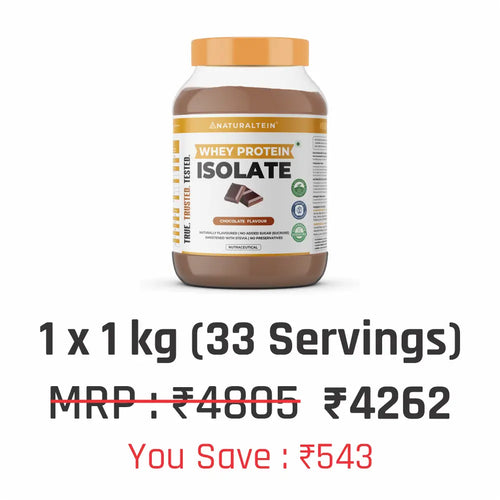 100% Natural Whey Protein Isolate