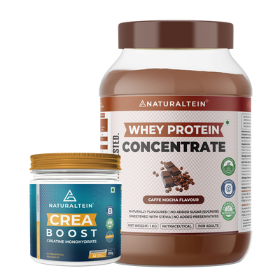 Super Deal - Natural Whey Protein Concentrate (1 kg) + CREA BOOST Creatine Monohydrate