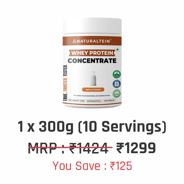 100% Natural Whey Protein Concentrate