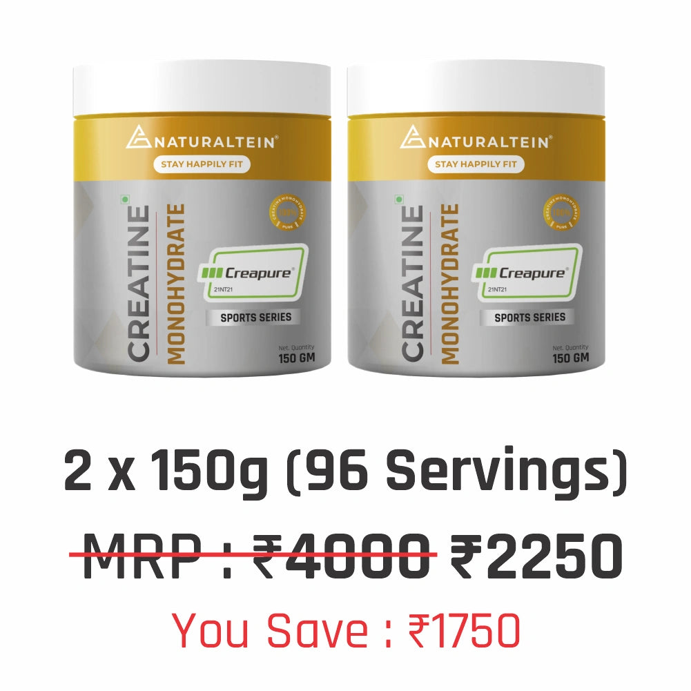 100% Pure Creapure Creatine Monohydrate