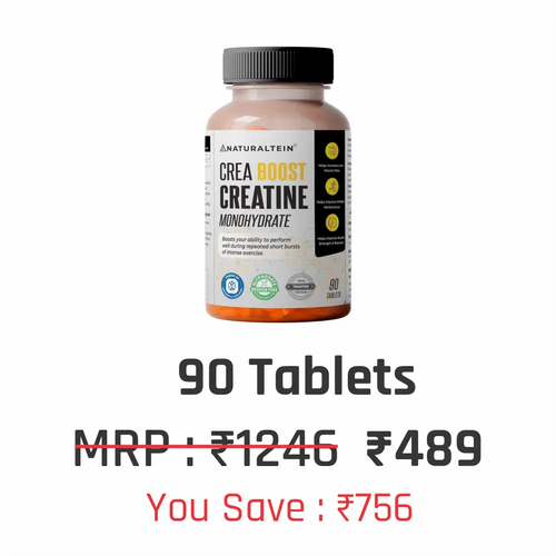 100% Pure Creatine Monohydrate Tablets