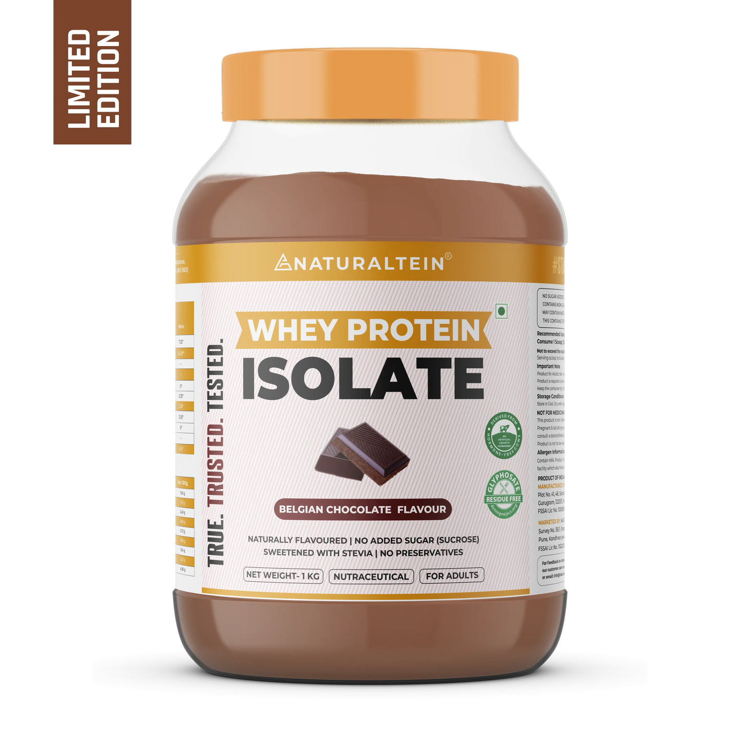 100% Natural Whey Protein Isolate