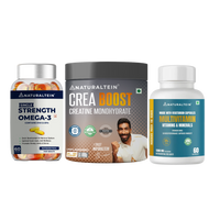 Great Value Deal – Multivitamins + CREA BOOST (100g) + Omega 3 Single Strength