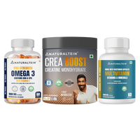 Great Value Deal – Multivitamins + CREA BOOST (100g) + Pro Strength Omega 3