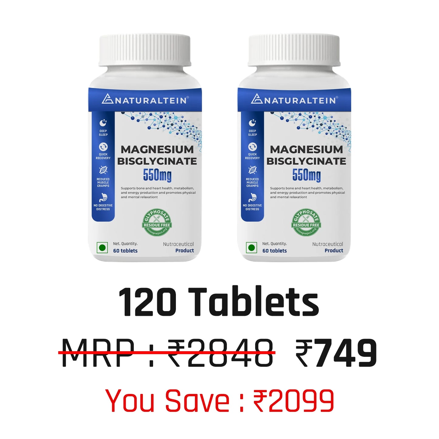 100% Pure Magnesium Glycinate